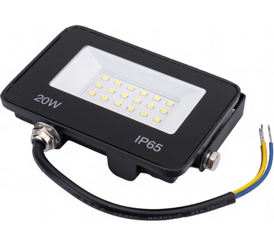 Изображение товара Светодиодный прожектор BELLIGHT BL-LFL-2-20-12/24/36 slim/СДО, 6500К, 1600 Lm, IP65 71712615