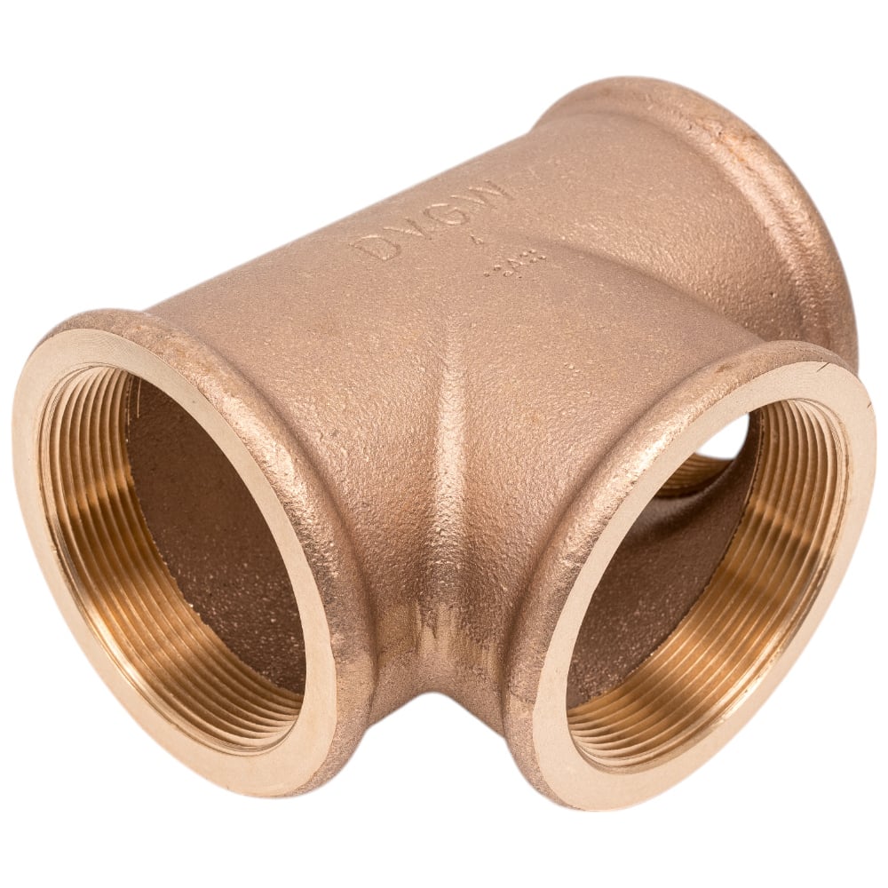 Изображение товара Тройник Viega ВВВ 2 1/2 бронза для водопровода равнопроходной