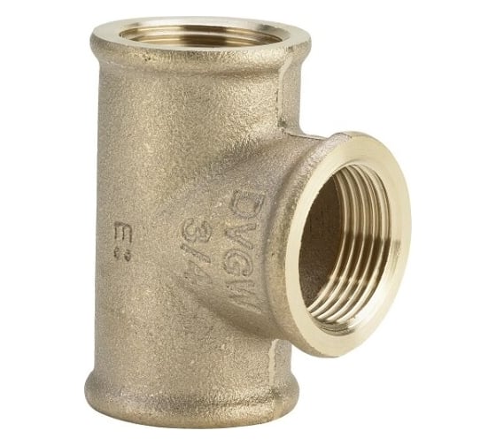 Изображение товара Тройник Viega ВВВ, 1 1/2, 3/4, 1 1/2, бронза RX, переходной 650766