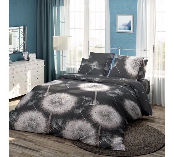 Изображение товара Комплект постельного белья Самойловский Текстиль бязь полутораспальный, с наволочками 70x70 см Вдохновение 781526