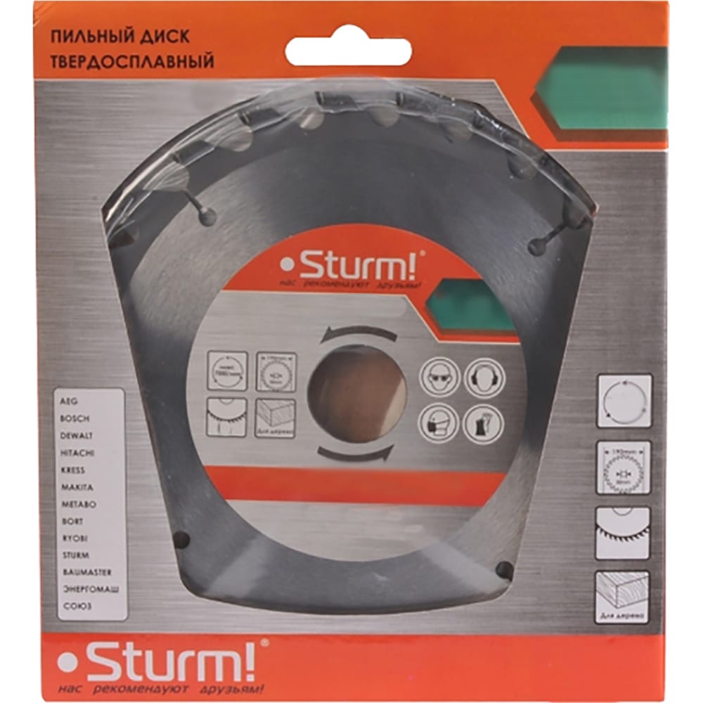 Пильный диск Sturm диск пильный sturm
