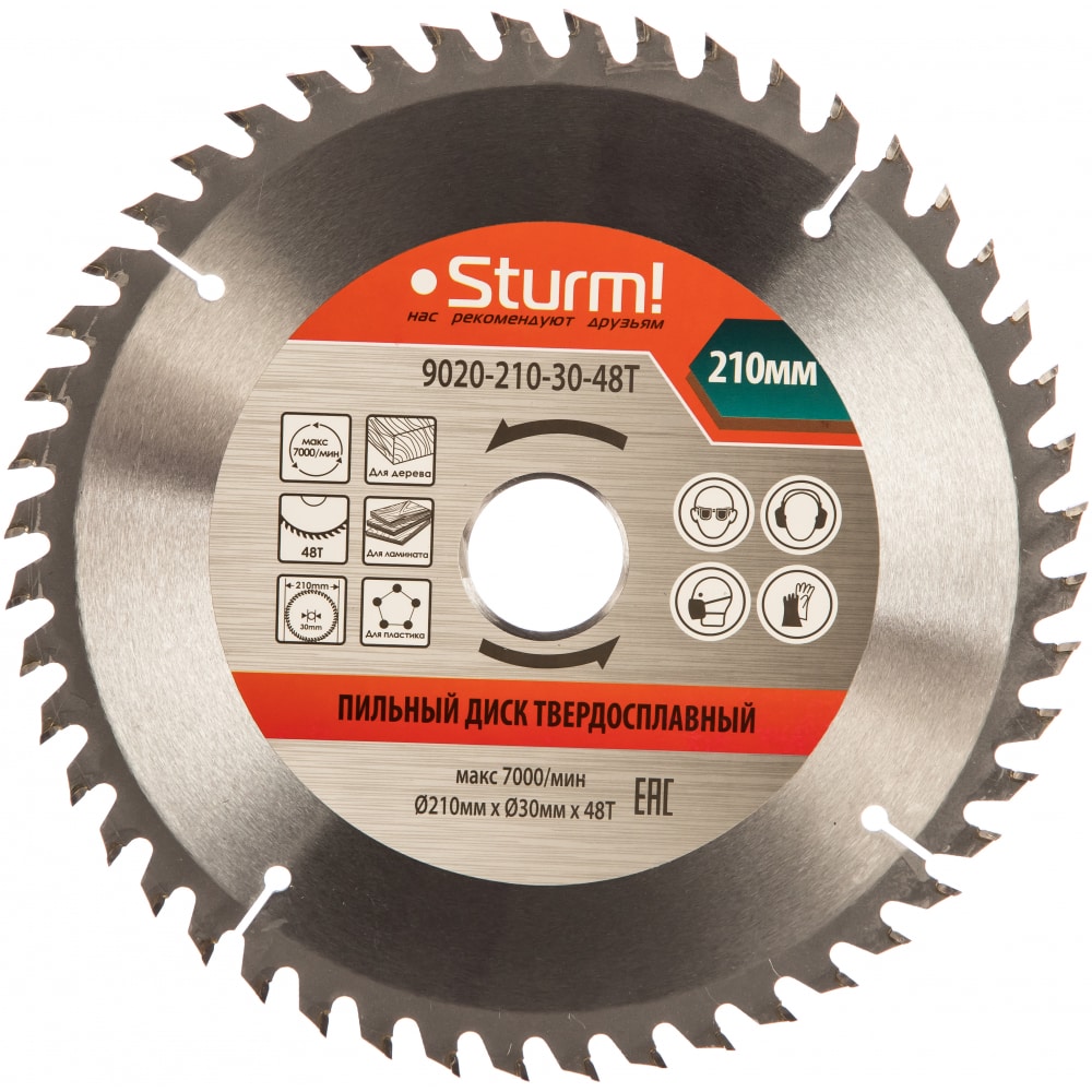Пильный диск Sturm пильный диск sturm 9020 300 32 60t