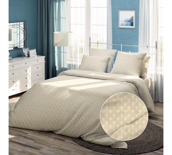 Изображение товара Комплект постельного белья Самойловский Текстиль бязь Семейный, с наволочками 70x70 см Vintage 780206