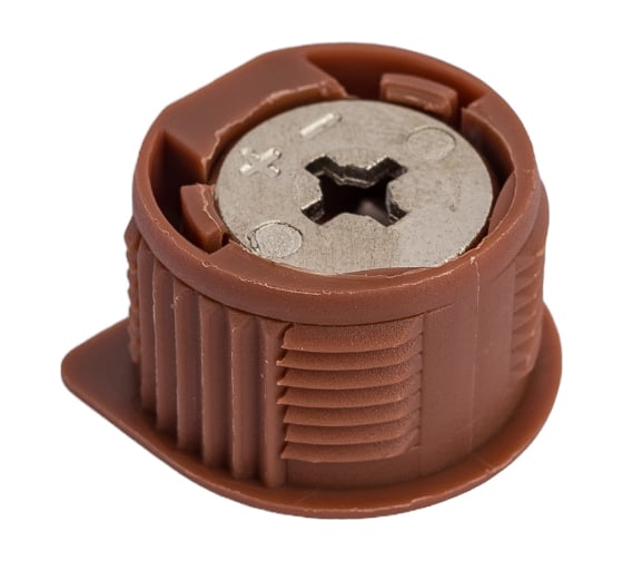 Изображение товара Усиленный эксцентрик STARFIX 20 мм, пластиковый, коричневый, 10 штук SMZ1-9464-10