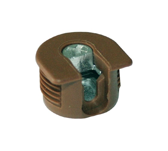 Изображение товара Усиленный эксцентрик STARFIX 20 мм, пластиковый, темно-коричневый, 10 штук SMZ1-9465-10