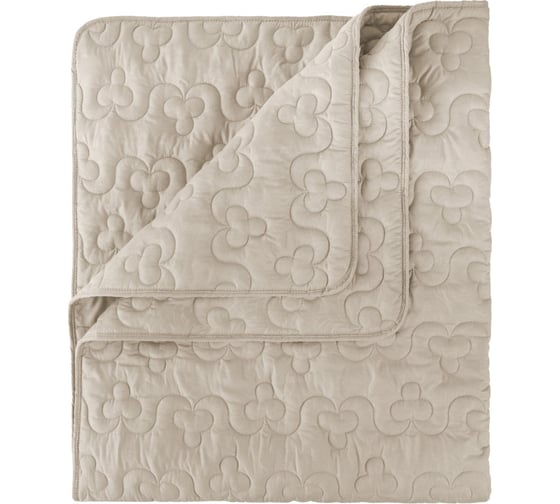 Изображение товара Одеяло Самойловский Текстиль Стёжка 140x205 см, ХБ ткань/Полиэстер, 300 г/м2, бежевая ветка 778347