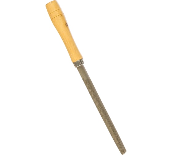 Изображение товара Напильник полукруглый деревянная ручка 150 мм КУРС 42504