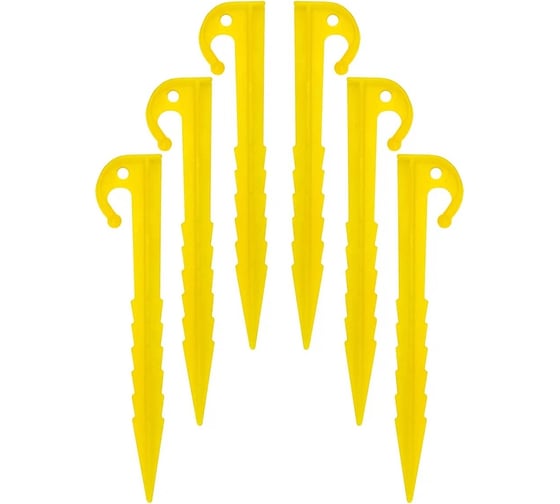 Изображение товара Набор пластиковых колышков SOLARIS 14.5см, 6шт S6601