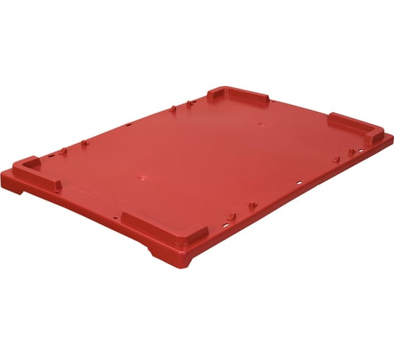 Изображение товара Крышка для ящиков Тара.ру п/э, 600x400 мм, цв. красный, утяжеленная 27942