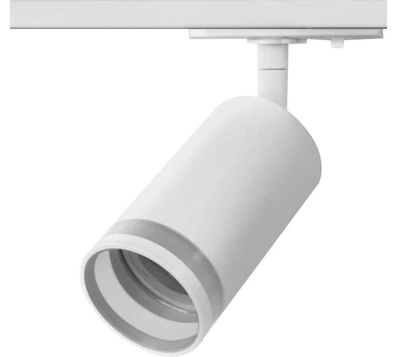 Изображение товара Трековый однофазный светильник на шинопровод Wolta IP20, под лампу GU10, белый WTL-GU10/04W