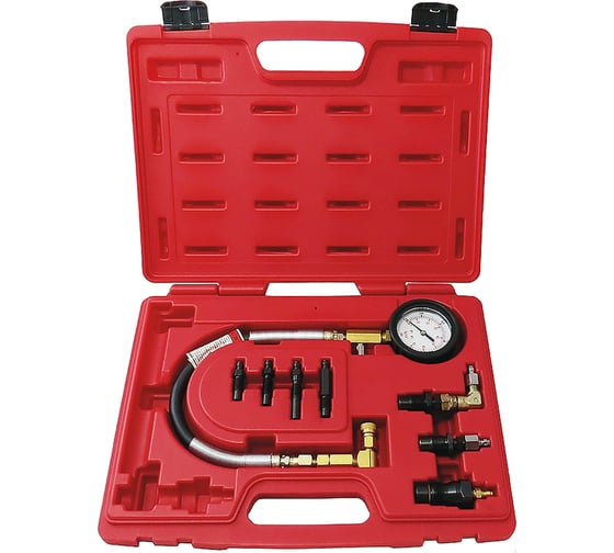 Изображение товара Дизельный компрессометр 0-70атм, кейс, комплект адаптеров МАСТАК 120-11009C