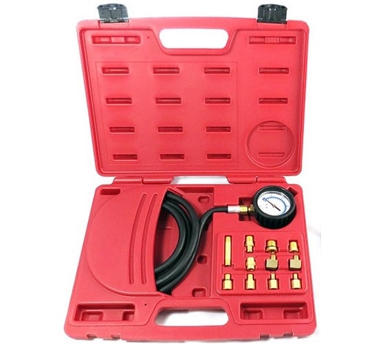 Изображение товара Манометр для измерения давления масла с комплектом адаптеров МАСТАК 120-20012C