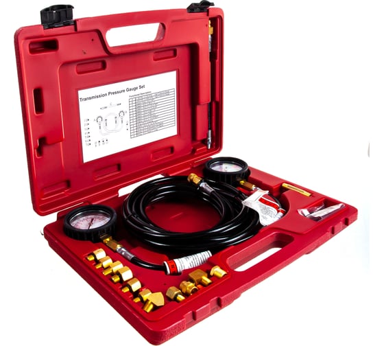 Изображение товара Манометры для измерения давления масла с комплектом адаптеров МАСТАК 120-20023C