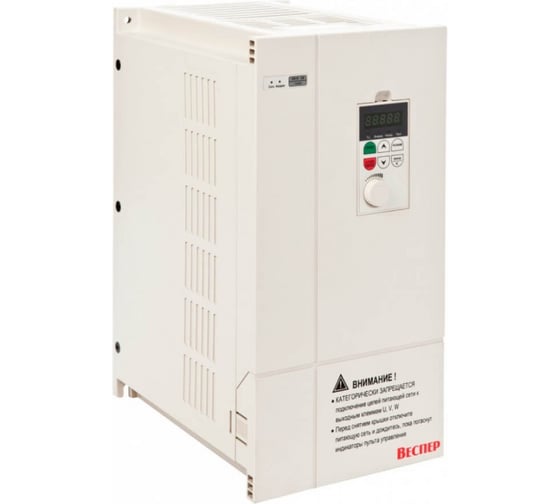 Изображение товара Преобразователь частоты Веспер E4-8400-020H 15кВт 380В, со съемным пультом VSP5966