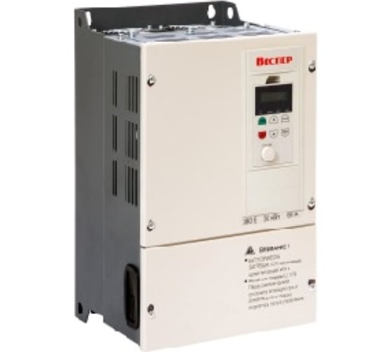 Изображение товара Преобразователь частоты Веспер E4-8400-040H 30кВт 380В, со съемным пультом VSP3586