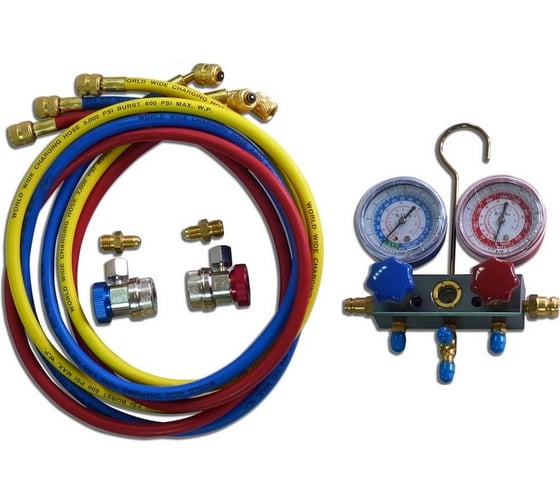 Изображение товара Манометрический коллектор для фреона R134a МАСТАК 105-20001