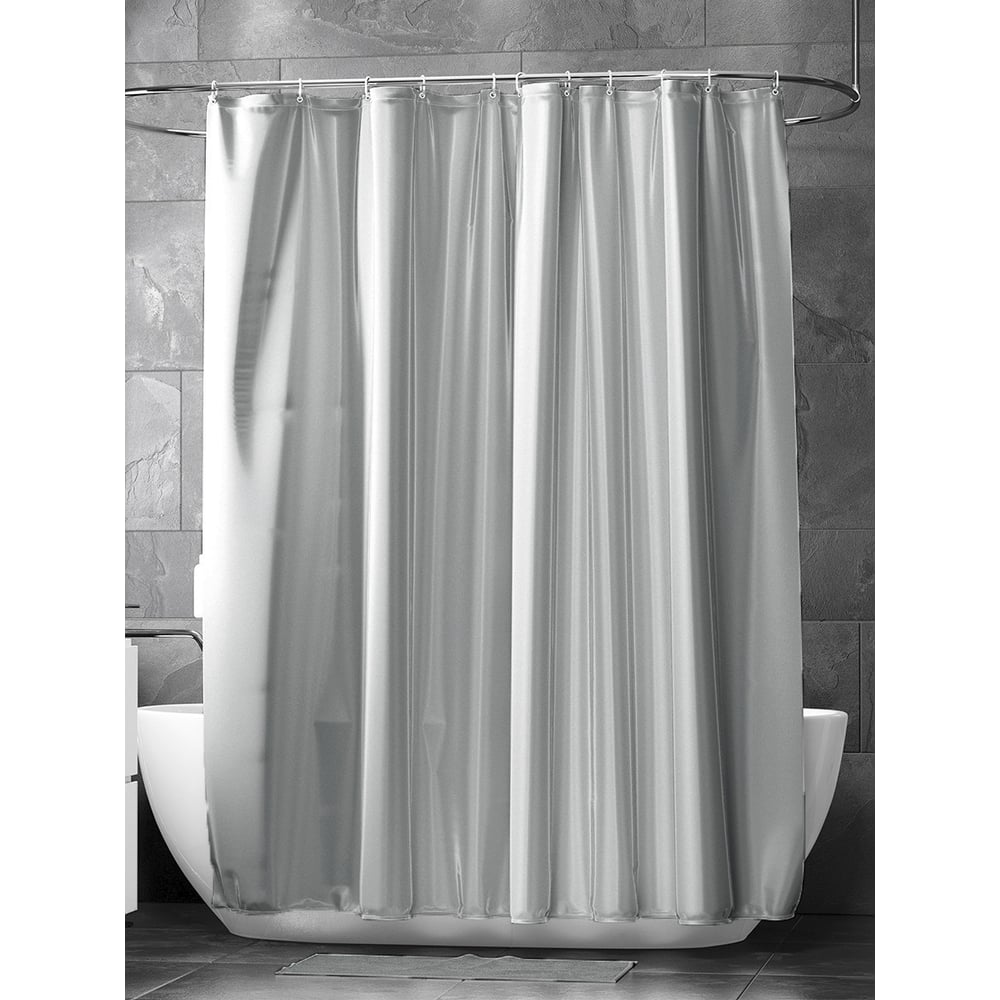 Изображение товара Штора для ванной Bath Plus super big светло-серый 280x200 см с водоотталкиванием