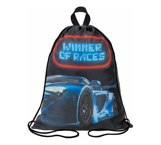 Изображение товара Мешок для обуви BRAUBERG Kids Winner of Races, с петлей, 42x34 см 271627
