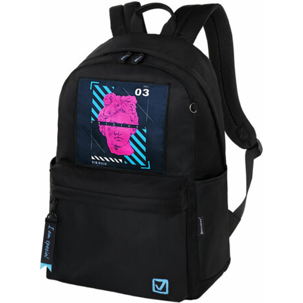 Рюкзак BRAUBERG рюкзак школьный на молнии 5 наружных карманов розовый