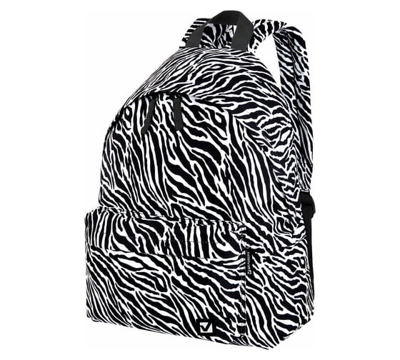 Изображение товара Универсальный рюкзак BRAUBERG Zebra сити-формат, 20 литров, 41x32x14 см 271680