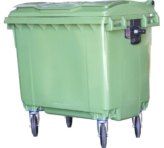 Изображение товара Мусорный контейнер Тара.ру п/э, 660 л., зелёный 21714