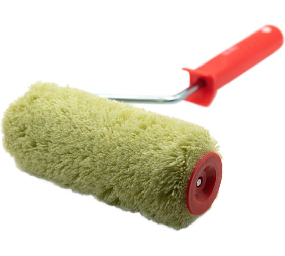 Изображение товара Фасадный миди валик с ручкой DeltaRoll sintex акриловый стандарт, ворс 18 мм, 180x48 мм RH18180