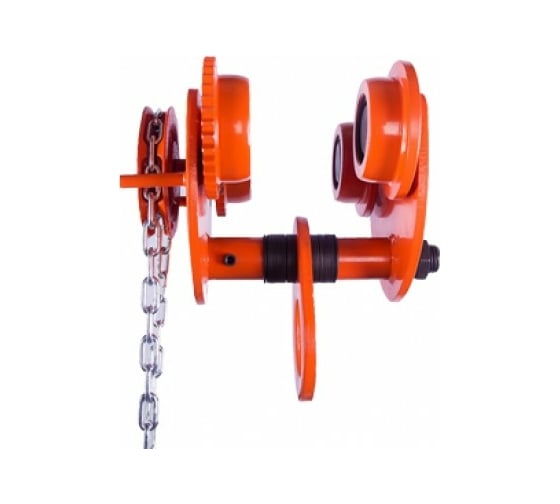 Изображение товара Тележка для тали TOR Тип В (GCL) 2Х9 с механизмом передвижения 10429