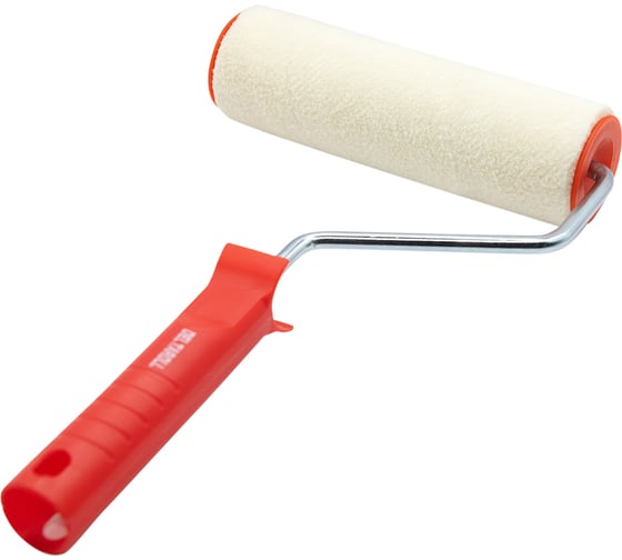 Изображение товара Миди валик с ручкой DeltaRoll велюровый ворс 4 мм, 180x48 мм RH12180