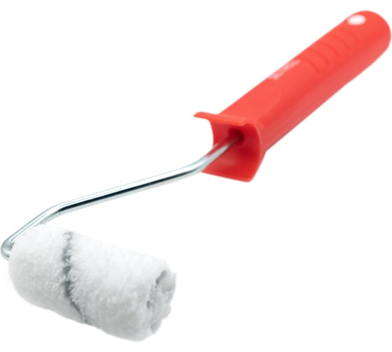 Изображение товара Экстра мини валик с ручкой DeltaRoll микрофибра с черной полоской, ворс 11 мм, 60x15 мм RH14060