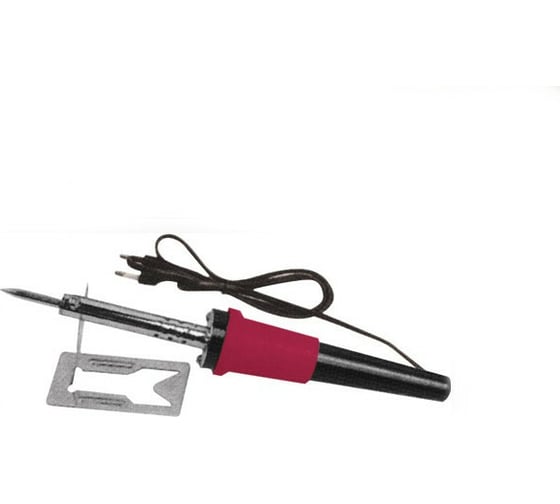 Изображение товара Паяльник с подставкой и сменными жалами D=4.8 мм 60 ВТ КУРС 60482