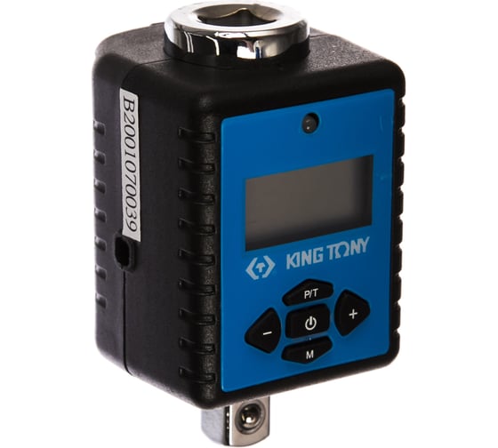 Изображение товара Электронный динамометрический адаптер KING TONY 34307-1A, 3/8", 27-135 Нм, кейс