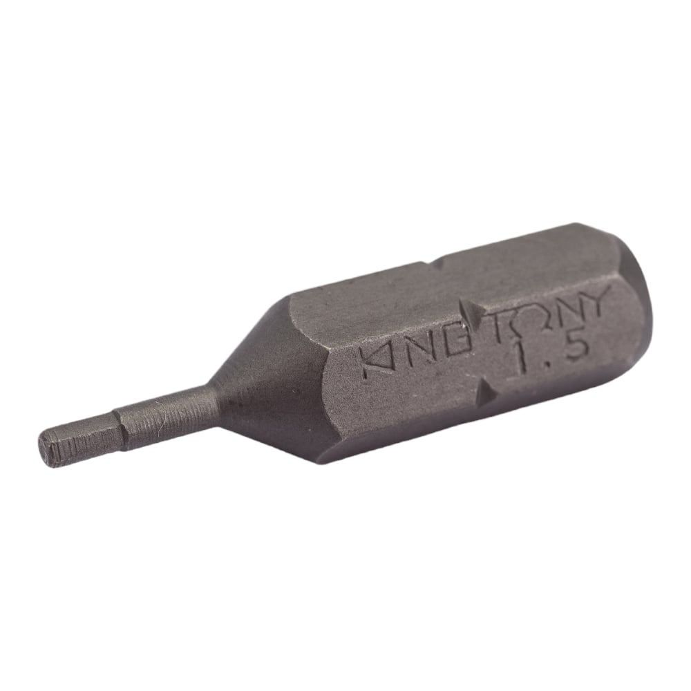 Торцевая вставка (бита) 1/4&quot;, HEX, 1.5мм, 25мм KING TONY 102515H