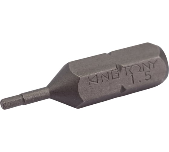Изображение товара Торцевая вставка (бита) 1/4", HEX, 1.5мм, 25мм KING TONY 102515H