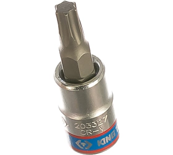 Изображение товара Торцевая насадка (бита) 1/4", TORX T27, 37мм KING TONY 203327