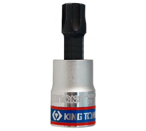 Изображение товара Торцевая насадка (бита) 3/8", TORX PLUS, IPR60, 50мм, 5-ти лучевой KING TONY 302D60