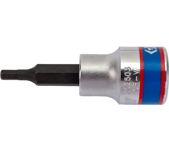 Изображение товара Торцевая насадка (бита) 3/8", HEX, 3мм, 50мм KING TONY 302503