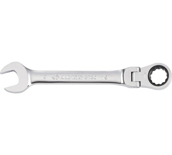 Изображение товара Трещоточный комбинированный ключ с шарниром 9мм KING TONY 373009M