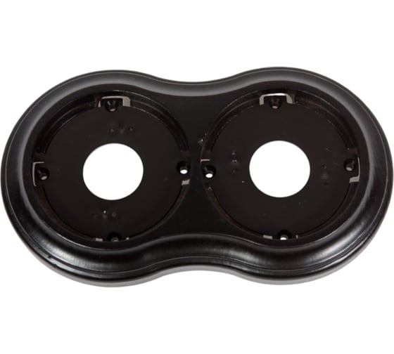 Изображение товара Двухместная рамка Мезонинъ, серия "аврора", цвет - венге, тм GE70832-36