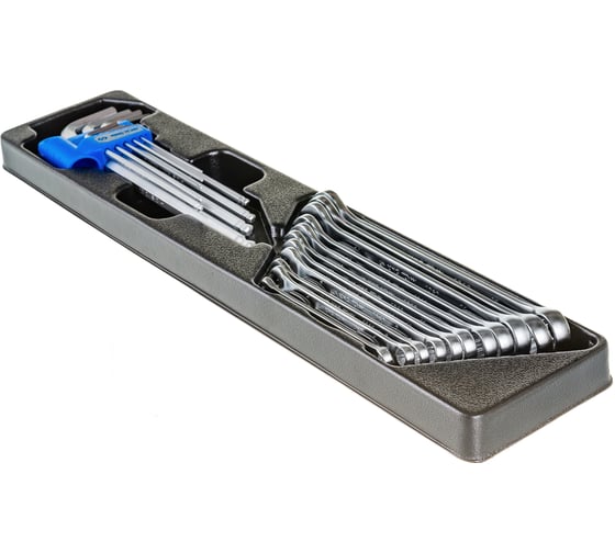 Изображение товара Набор комбинированных ключей и шестигранников, ложемент, 20шт KING TONY 9-90120MR