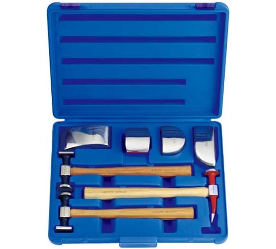 Изображение товара Набор рихтовочных молотков и поддержек, 7шт KING TONY 9CF-207