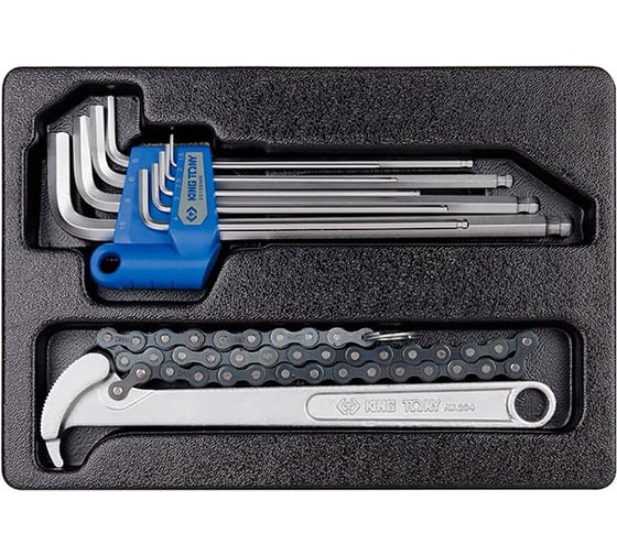 Изображение товара Набор шестигранников Г-образных и съемник масляных фильтров, ложемент, 10шт KING TONY 9-20110MR