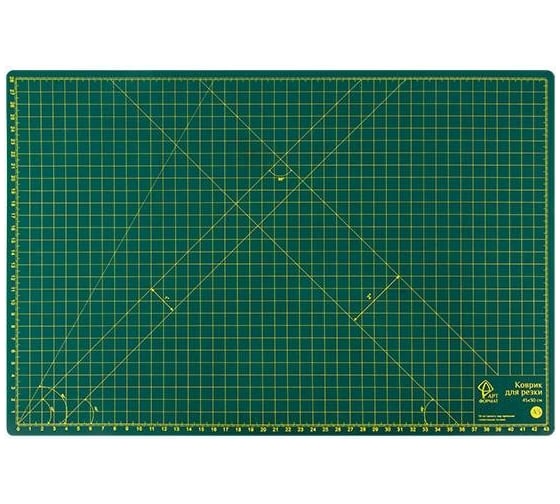 Изображение товара Коврик для резки АРТформат А3 пластик зелен. AF12-032-01