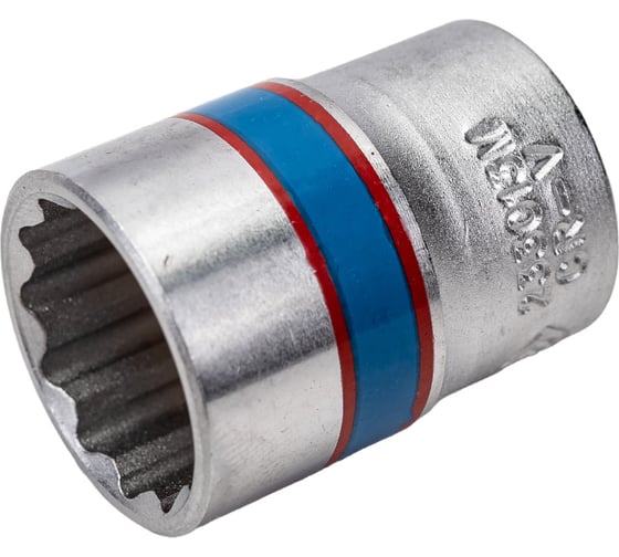 Изображение товара Торцевая стандартная двенадцатигранная головка 1/4", 13мм KING TONY 233013M