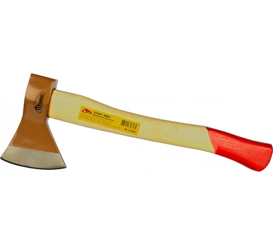 Изображение товара Топор РемоКолор 600 г, деревянная рукоятка 39-2-050