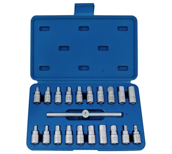 Изображение товара Набор насадок для пробок слива масла, 21шт KING TONY 9AR11