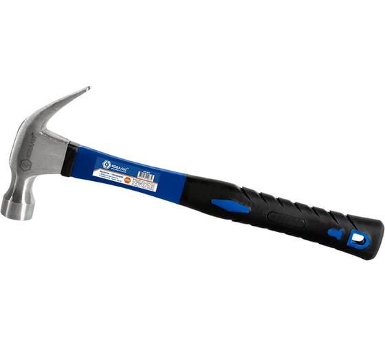 Изображение товара Молоток-гвоздодер КОБАЛЬТ 450 гр 240-874