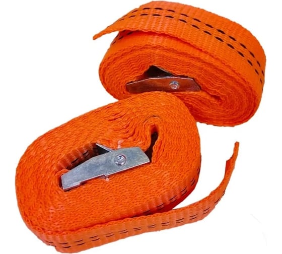 Изображение товара Ремень с фиксатором для крепления груза ZiZay 3 м, 25 мм, нагрузка до 250 кг, рр, в чехле, 2 шт. ZZ0061