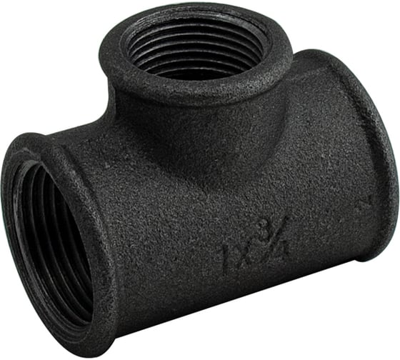 Изображение товара Переходной тройник Сантис 90 3/4"х1/2" вр чугун 000762