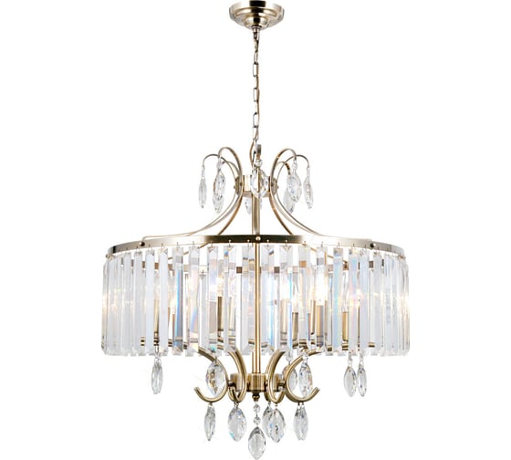 Изображение товара Подвесная хрустальная люстра Citilux Инга Бронза CL335183