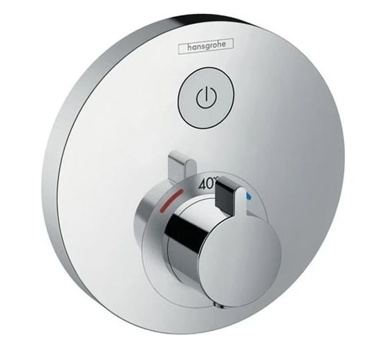 Изображение товара Внешняя часть термостатического смесителя с запорным вентилем Hansgrohe Showerselect s 15744000 00000036620